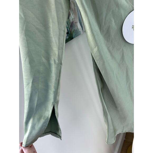 Princess Polly | Star Power Mini Dress | Sage | NWT | Sz 2 - Picture 7 of 8